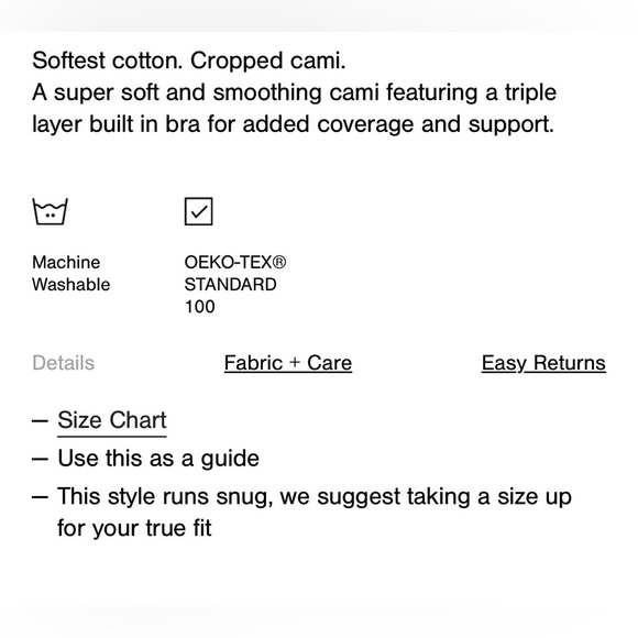 Negative Underwear Cloud Cotton Bra Cami - Picture 5 of 8